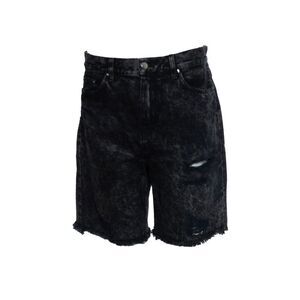 Amiri, Trasher denim shorts in black